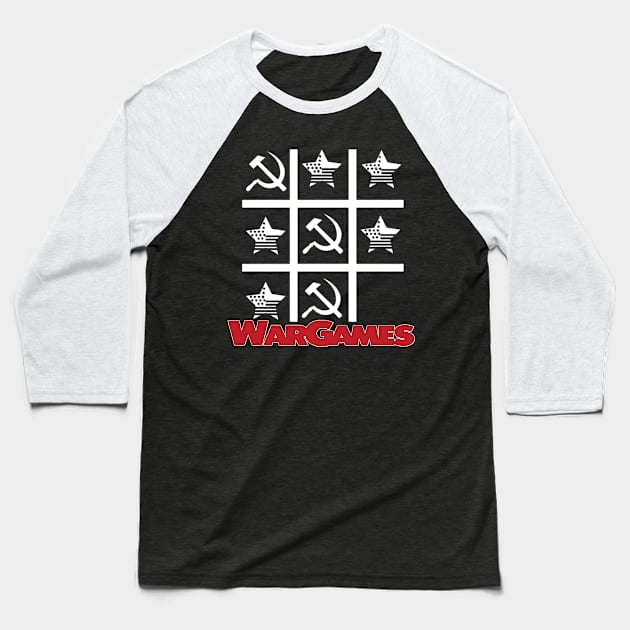 WarGames - Tic Tac Toe Baseball T-Shirt by RetroZest